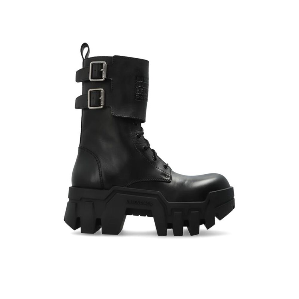 Platform ankle boots 'Bulldozer Combat'